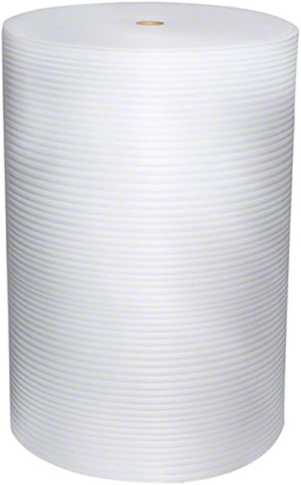 1/8" Thick PE Foam Wrap Roll 24" Wide X 175' Long Per Package ValueMailers Perforated Non-Abrasive Moisture Repellent
