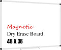 XBoard Magnetic Whiteboard 48 x 36, Dry Erase Board by XBoard