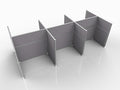 Versare Hush Panel Cubicle Kit | Workstation Partition Walls | Sound Dampening by VERSARE