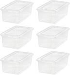 IRIS USA 6-Pack Storage Bins by IRISUSA