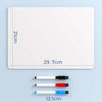 Nicpro 9 x 12 inches Lapboard Small Dry Erase Lap Board Double Sided - Image 2