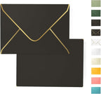 Black 5x7 Envelopes 50 Pcs, Goefun A7 Envelopes by Goefun