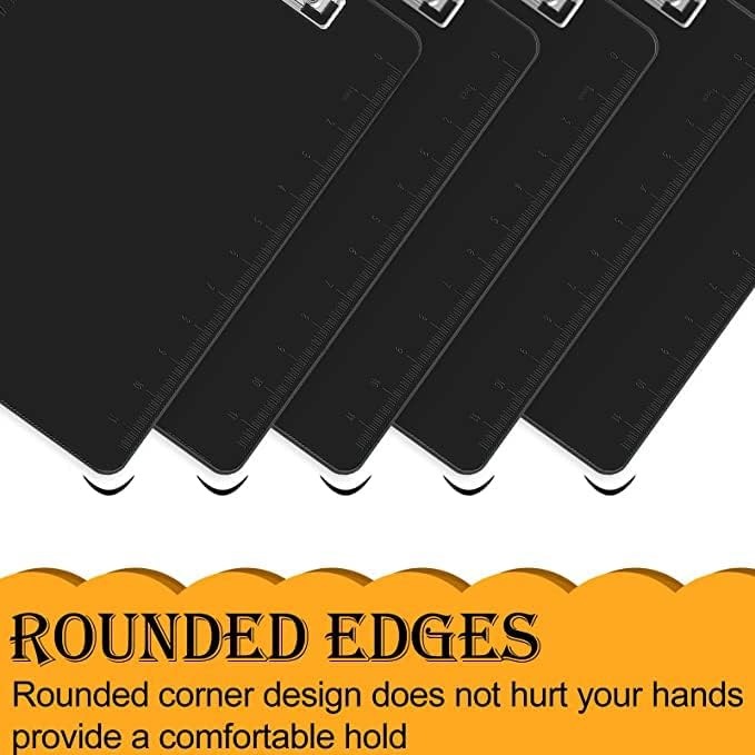 HERKKA 25 Pack Plastic Clipboards, A4 Letter Size, 12.5 x 9 Inch - Image 5
