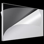 Roowest 1 Pcs 24 x 48 Inch, 1/2 Inch Thick Clear Acrylic Plexiglass Sheets by Roowest