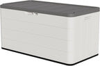 Decksplore 100 Gallon Outdoor Storage Box Waterproof Lockable Resin Deck Box by Decksplore%E2%80%94BuiltforOutdoor
