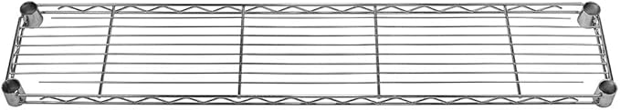Shelving Inc. 8" d x 42" w Chrome Wire Shelving - Image 3