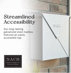 NACH Mailboxes for Outside Wall Mount, Waterproof Mailboxes for Outside - Image 3