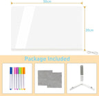 Led Note Board with Colors, 12” X 8” Acrylic Led Light Up Message Board - Image 7