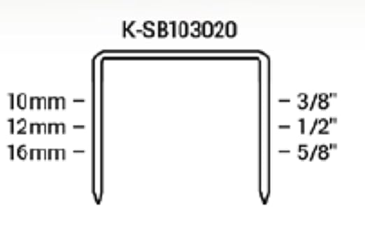 Klinch-Pak K-SB103020-5/8 1/2 Inch Wide Crown and 5/8 Inch Leg Length - Image 5