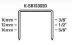 Klinch-Pak K-SB103020-5/8 1/2 Inch Wide Crown and 5/8 Inch Leg Length - Image 5