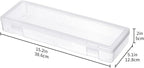 novelinks Stackable Plastic Clear Storage Box Containers - Image 3