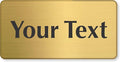 SmartSign Custom Brass Sign by SmartSign