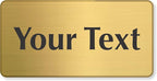 SmartSign Custom Brass Sign by SmartSign