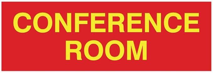 Signs ByLITA Basic Conference Room Sign by SignsByLITA