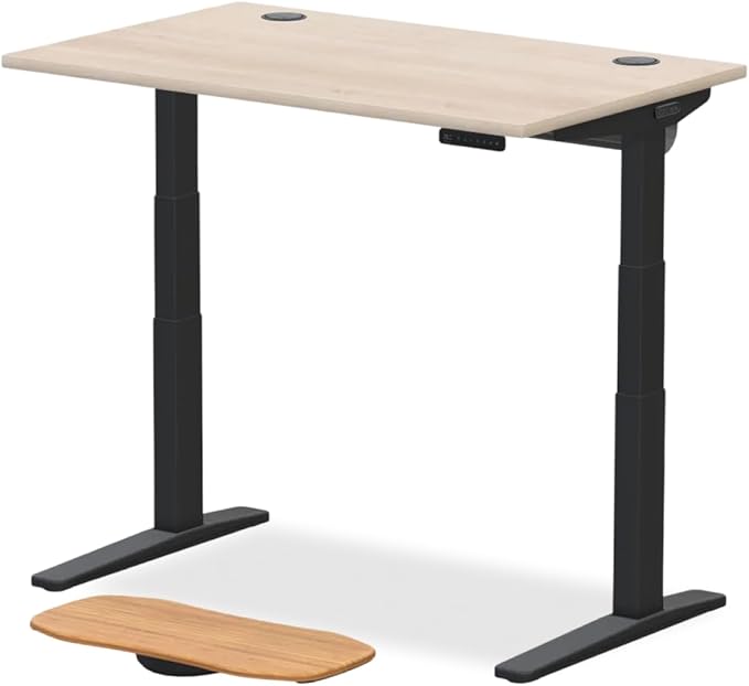 UPLIFTDESK V3 2-Leg Maple Laminate Wood Standing Desk – Adjustable Height by UPLIFTDESK