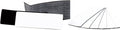 OQUYDEA 100-Pack Dry Erase Magnetic Labels by OQUYDEA