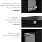 Scranton & Co 4 Drawer Metal Vertical File Cabinet - Image 9