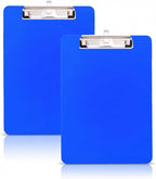 2 PCS Blue Plastic Clipboard by TFDLCGzm