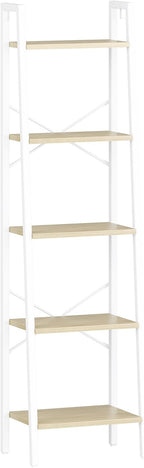 Hzuaneri Ladder Shelf, Bookshelf Bookcase, Freestanding Corner Storage Shelve - Image 9