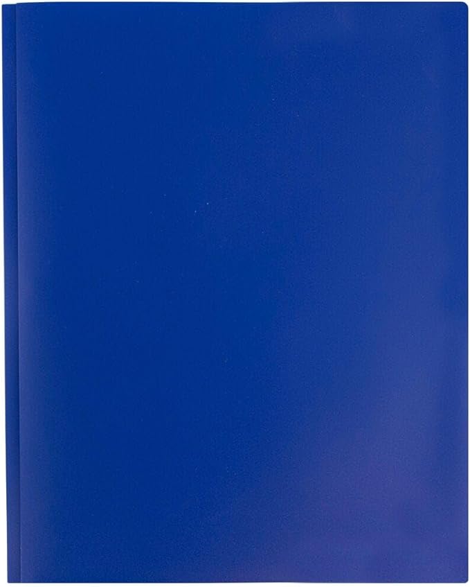 JAM PAPER Plastic 2 Pocket POP Folders - Image 4
