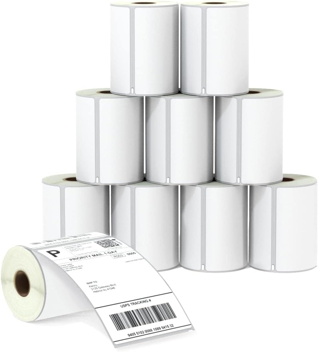 BETCKEY - Compatible DYMO 1744907 Shipping Labels, Perforated, Compatible