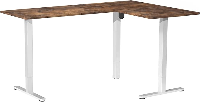 VIVO Electric Corner 63 x 47 inch L-Shaped Standing Desk, Memory Height - Image 9