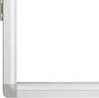 Lockable Magnetic Whiteboard Enclosed Bulletin Board – 36x24 Inch Aluminum - Image 7