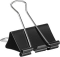 2 Inch 40 Pack Extra Large Binder Clips, Jumbo Paper Clips, Big Paper Clamps by OWLKELA