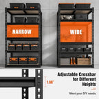garage storage shelves 72'',ajustable garage shelving units, storage on a desk or shelf