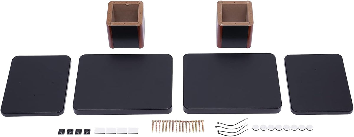 Universal Speaker Stand Pair, H6in Desktop Bookshelf Speaker Stands Holder fo...