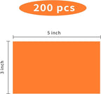 STARLIBOO 3"X5" Rectangle Colored Labels, Removable Moving Labels - Image 2