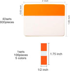ELII 900 Pcs 2 Inch Sticky Index Tabs - Image 2