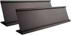 2" x 8" Aluminum Desk Name Plate Holder, Office Business Desk Sign Holder by Unknown