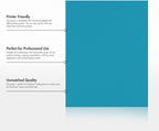 LUXPaper 8.5" x 11" Paper | Letter Size | Bright Blue | 60lb. Text | 1 - Image 8