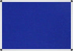 VIZ-PRO Notice Board Felt Blue, 48 X 24 Inches, 3 Pack - Image 2