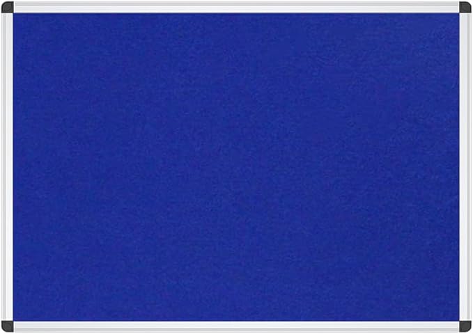 VIZ-PRO Notice Board Felt Blue, 48 X 24 Inches, 3 Pack - Image 2