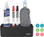 LOUKin Magnetic and Adhesive Marker Holder, Dry Erase Accessory Tray Set by LOUKIN
