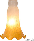 Bieye LS07 Lily Flower Blown Glass Lampshade - Image 2