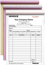 Personalized Invoice Book Custom 2 Part/3 Part Receipt Book Quote Estimate by BFHEFGSUU