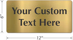 SmartSign Custom Brass Sign - Image 5