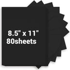 Cardstock Paper, 80 Sheets Card Stock, 200GSM Thick Printer Paper 8.5x11 by Glyanlee