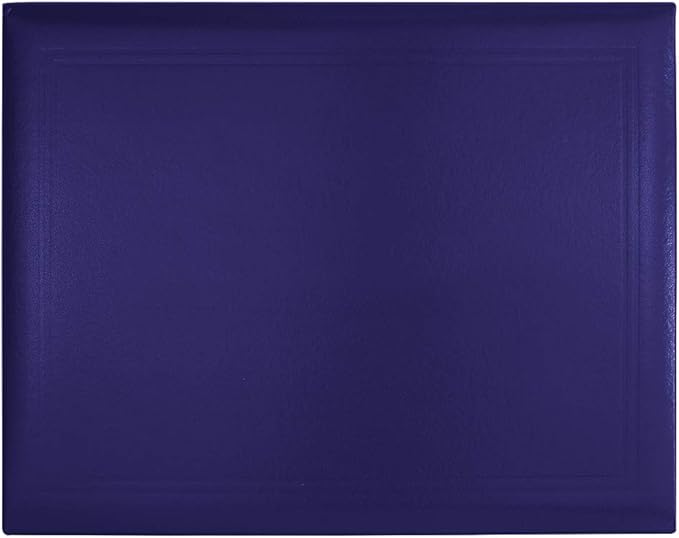 GraduationMall 8.5"x11" Smooth Padded Diploma Cover Certificate Holder Purple - Image 2