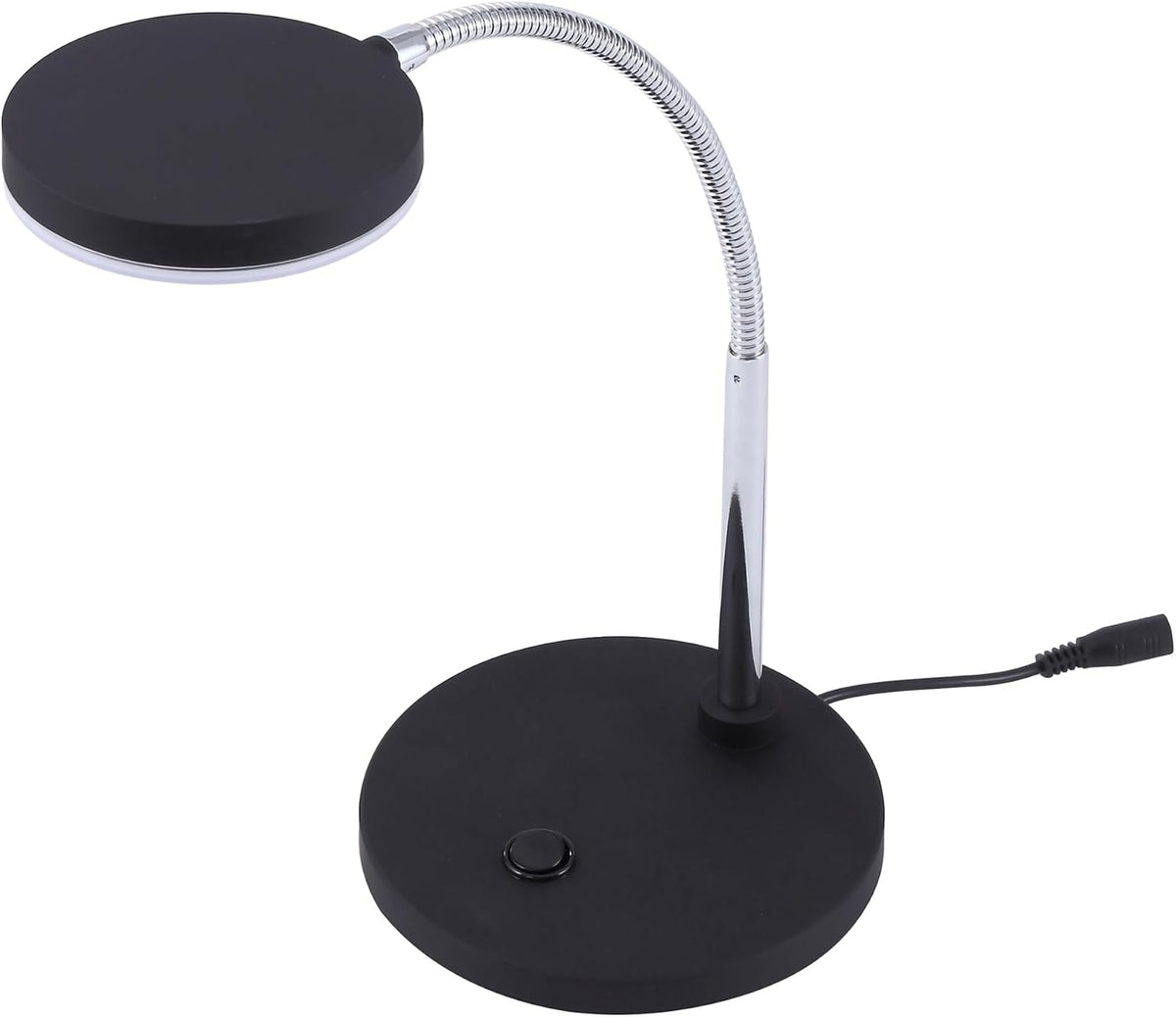 Bostitch Office LED Metal Gooseneck Desk Lamp, Flicker Free, Adjustable Head ...
