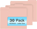 File Folder, HERKKA 30 Pack 1/3 Cut Tab File Folders, File Folders Great by HERKKA