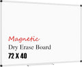 XBoard Magnetic Whiteboard 72 x 40 Inch, Large Dry Erase White Board by XBoard