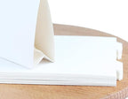 20 Pack White Blank Table Place Cards - Image 6