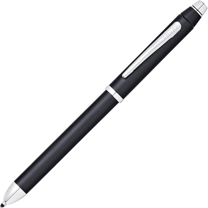 Cross Tech3+ Satin Black Multifunction Pen, Black Ink, Corporate Gift