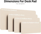 YSAGi Leather Desk Pad Protector, Large Mouse Pad, Non-Slip PU Leather Desk - Image 8