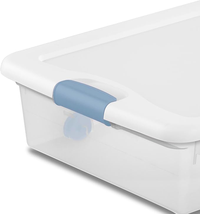 Sterilite 4-Pack Latching Box, Under Bed Storage Bins - Image 9