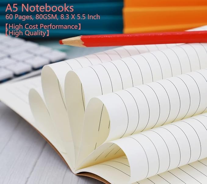 48 Pack Notebook Journals for Travelers, Students and Office, Writing Diary - Image 7